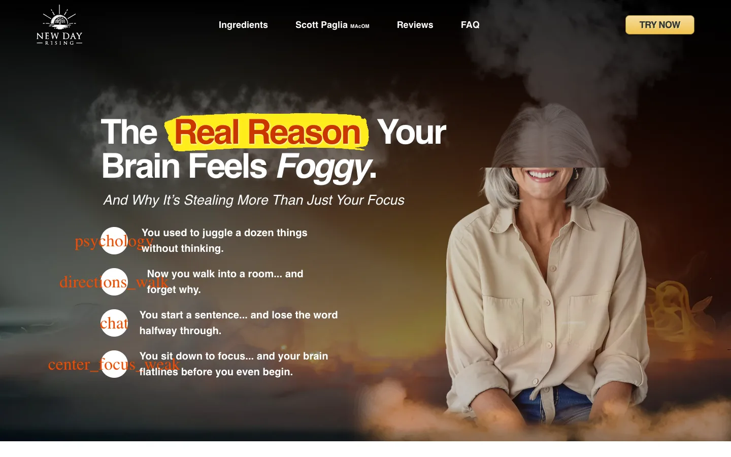 Clear supplement funnel preview