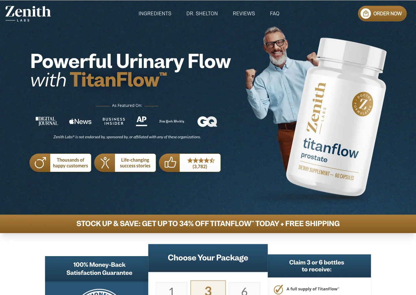 TitanFlow landing page preview