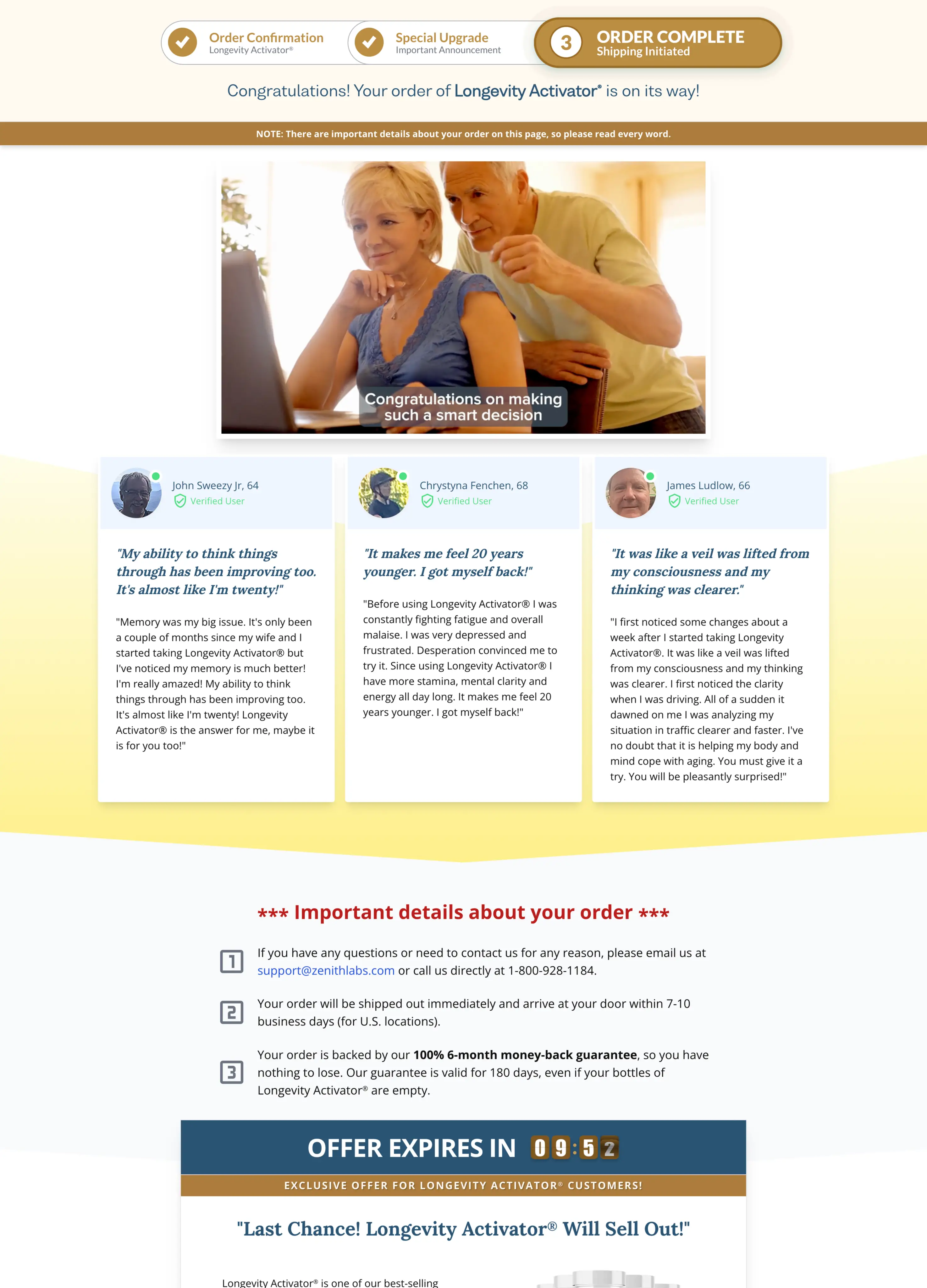 Longevity Activator members hybrid
