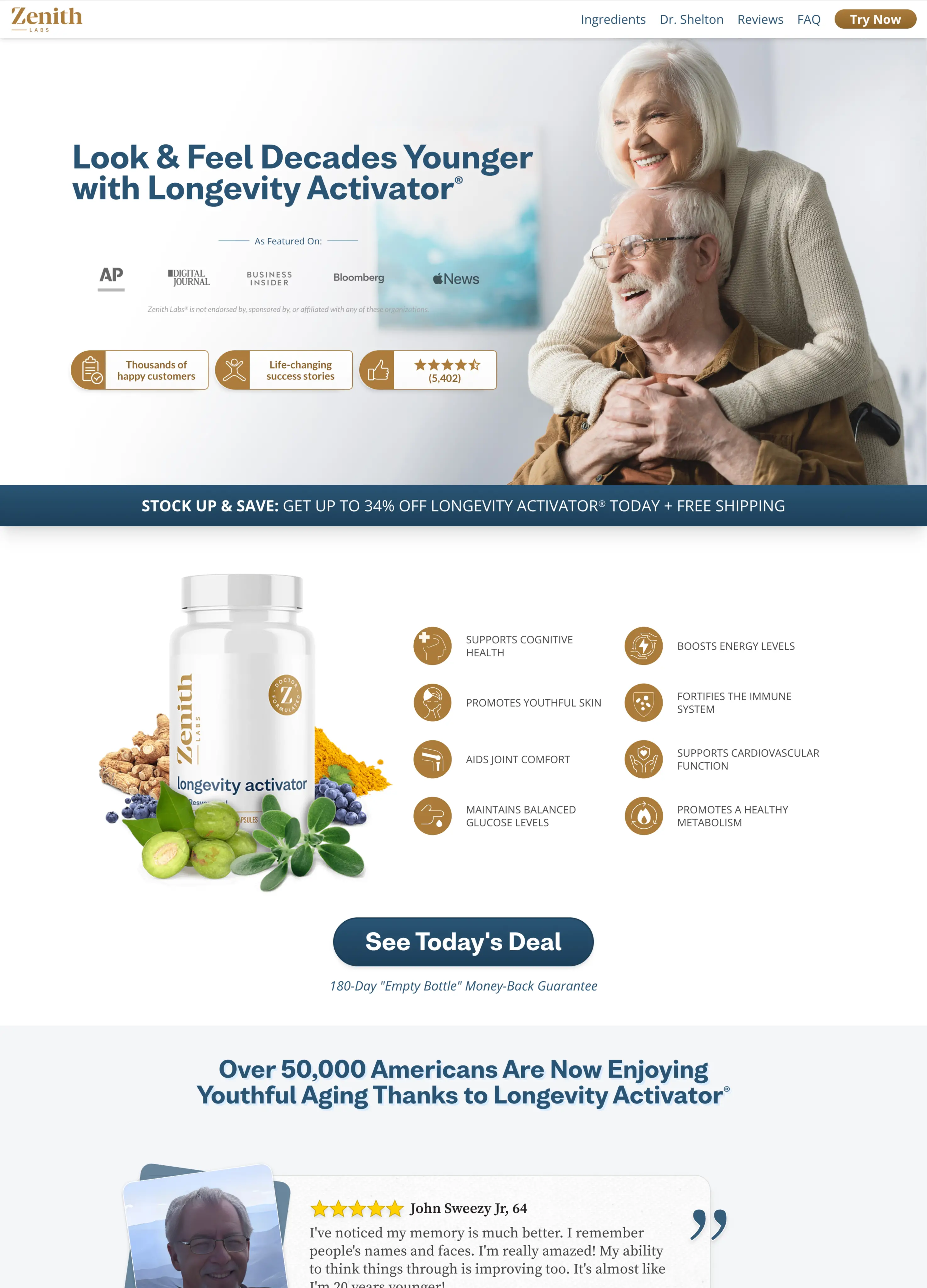 Longevity Activator TSL