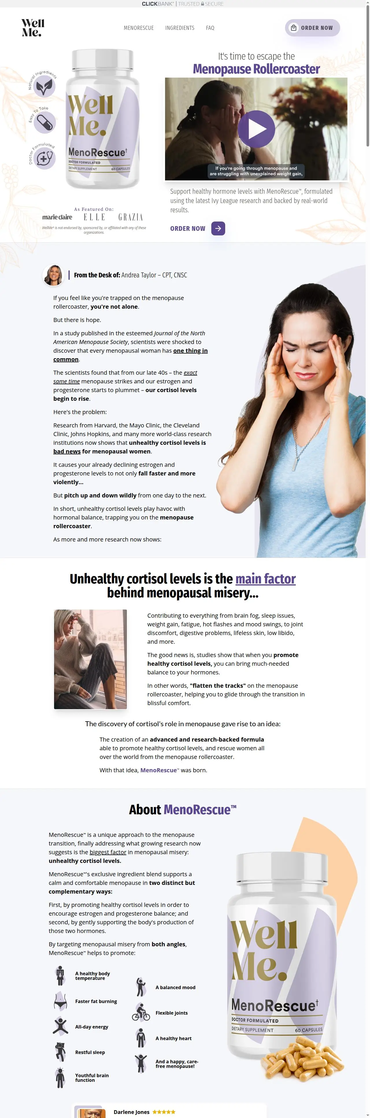 Menorescue checkout bridge full page