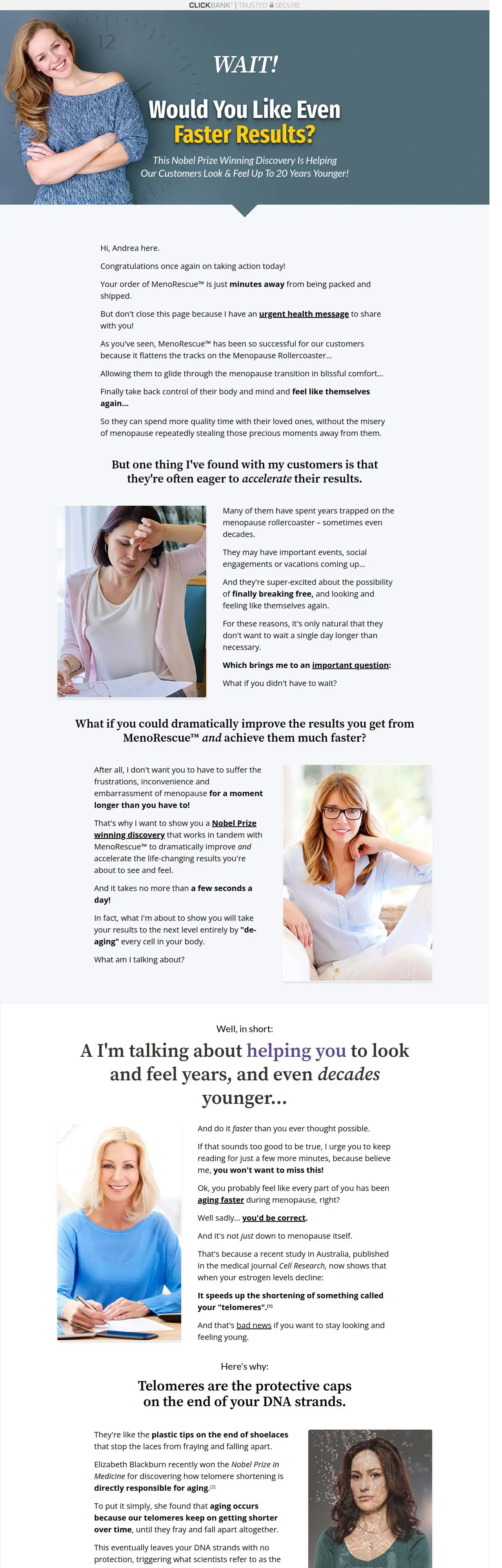 Menorescue second upsell full page
