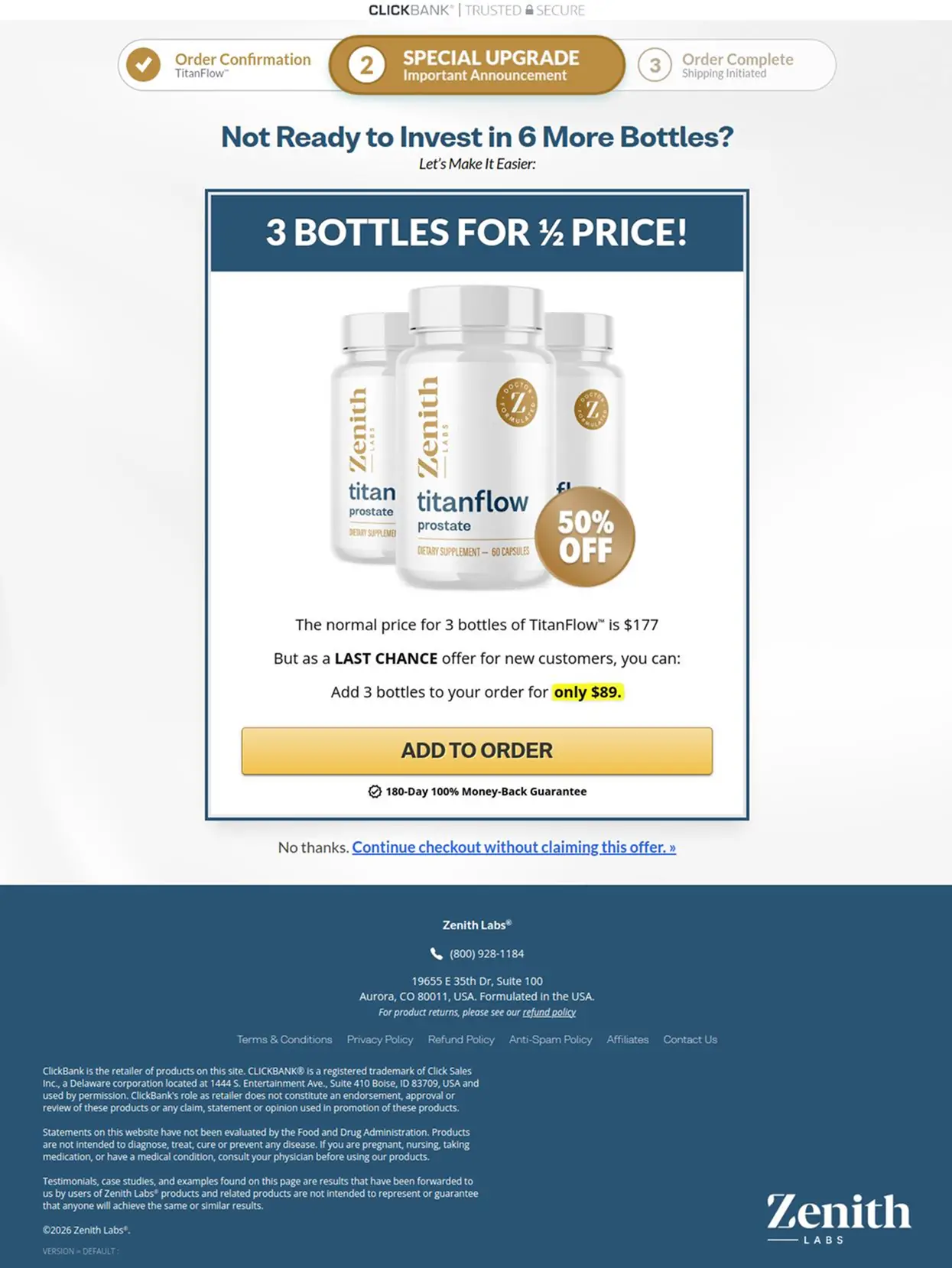 Prostate Revealed downsell