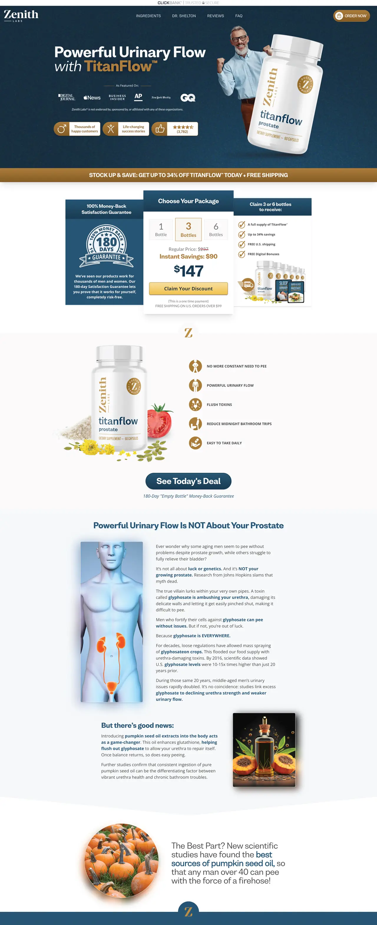 Prostate Revealed ecommerce offer