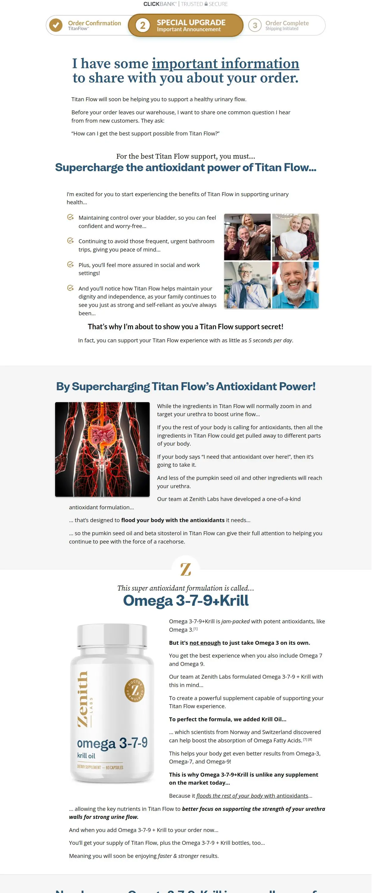 Prostate Revealed second upsell
