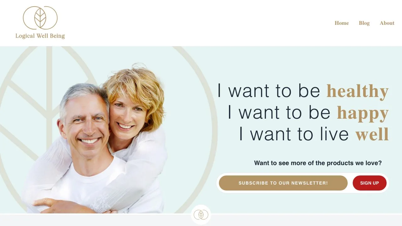 Logical Wellbeing conversion website preview