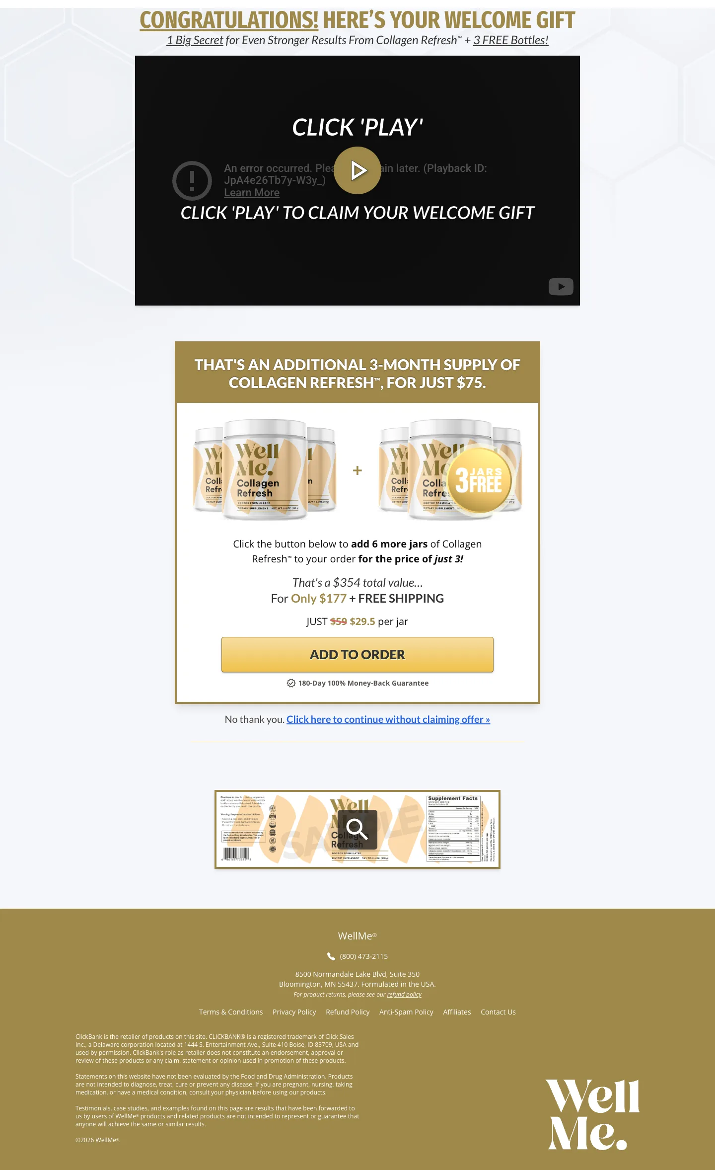 Your Collagen Source upsell 1