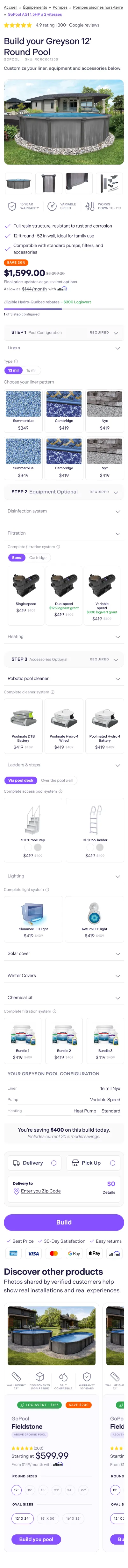 Complex products still need simple decisions. source UI evidence